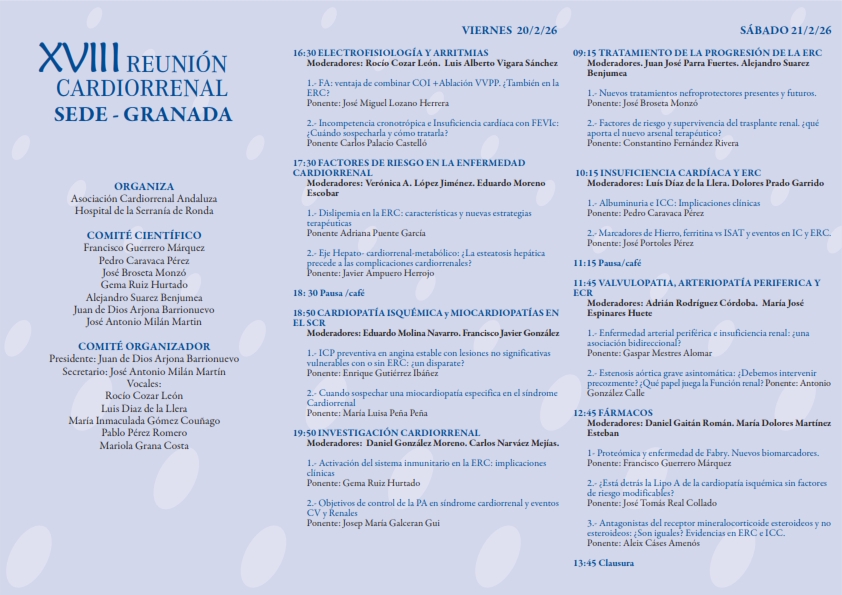 XVIII Reunion Cardiorrenal 2